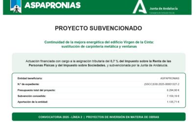 Eficiencia energética del edificio Virgen de la Cinta